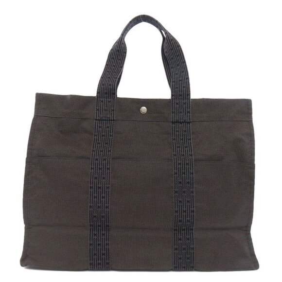 HERMES GM Canvas Tote Bag Women's - Picture 1 of 11